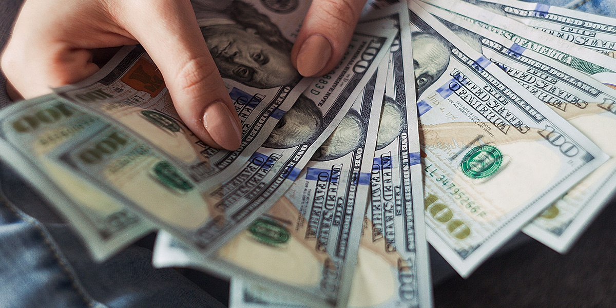 Fan of U.S. dollars