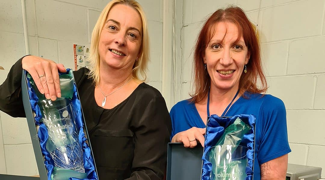 Two Employees Celebrate 25 Years Service with Volumatic
