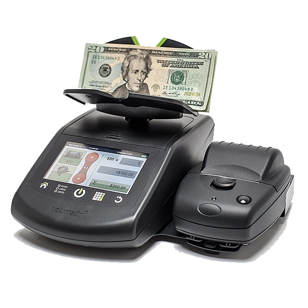 US CountEasy TS IP main image Volumatic CountEasy TS IP with U.S. dollars