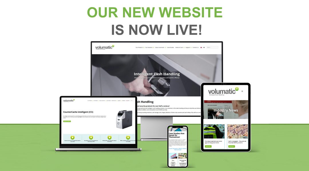 Cash Handling Experts Volumatic Launch New Website