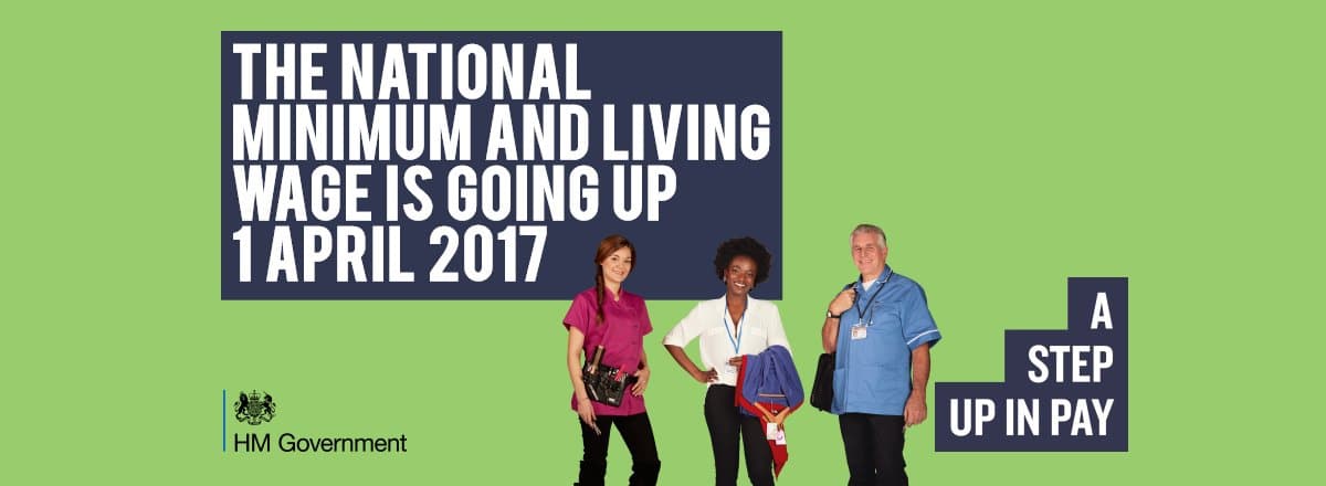 National Living Wage increase 2017