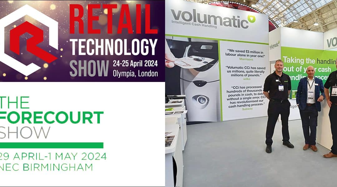 Volumatic taking its cash handling expertise to two exciting expos