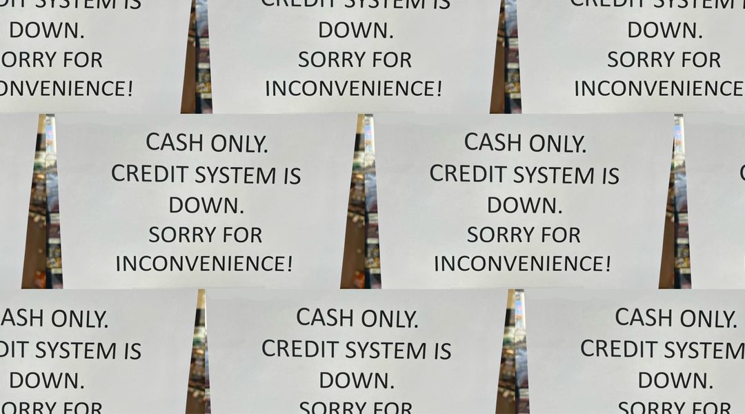 Global IT outage proves importance of cash says Volumatic