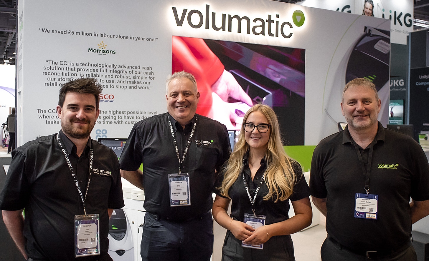RTS 26 The Volumatic team at the Retail Technology Show