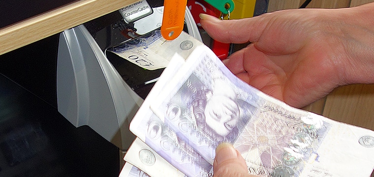 Cash handling with the Volumatic CCi